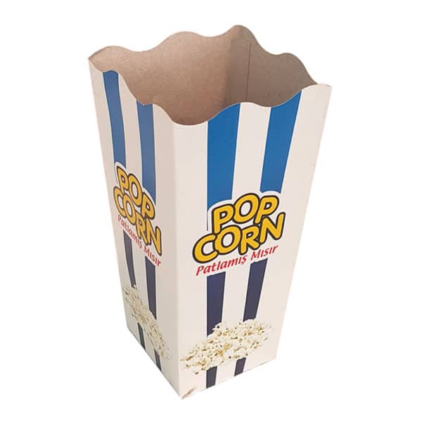 Antalya Küçük boy Baskılı PopCorn Patlamış Mısır Kutusu