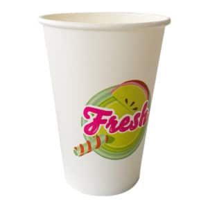 Prepared cold drinks cup cardboard cup for cold drinks leakproof specially printed