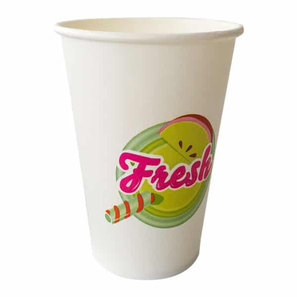 Prepared cold drinks cup cardboard cup for cold drinks leakproof specially printed