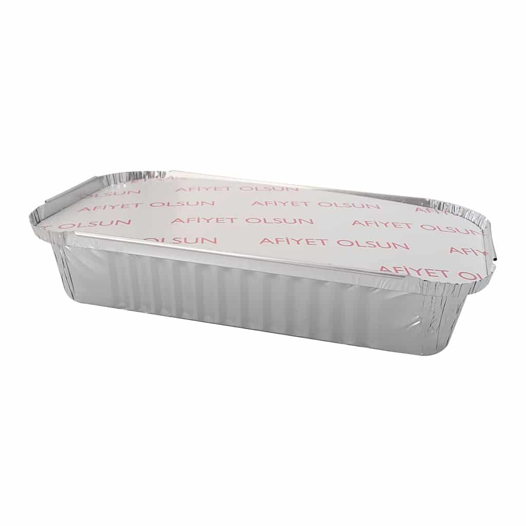 500 cc alüminyum kap 100 adet kapaklı