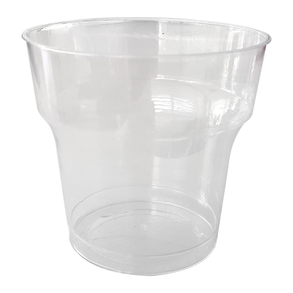 Kristal Bardak 25 adetli pakette cam görünümlü plastik bardak