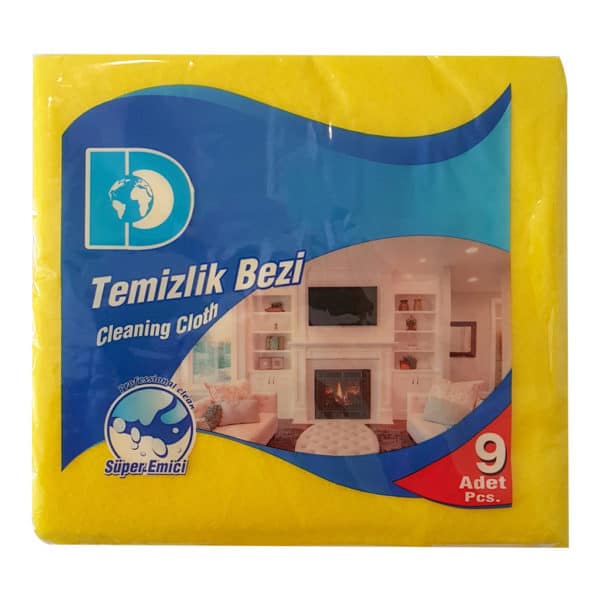 Temizlik Bezi 9 adetli pakette