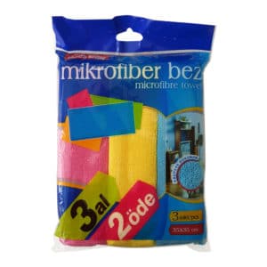 mikrofiber bez 3 adet 35x35 cm