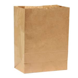 Kare dipli kese kağıdı 22x28x11 cm ebatında 50 adetli pakette