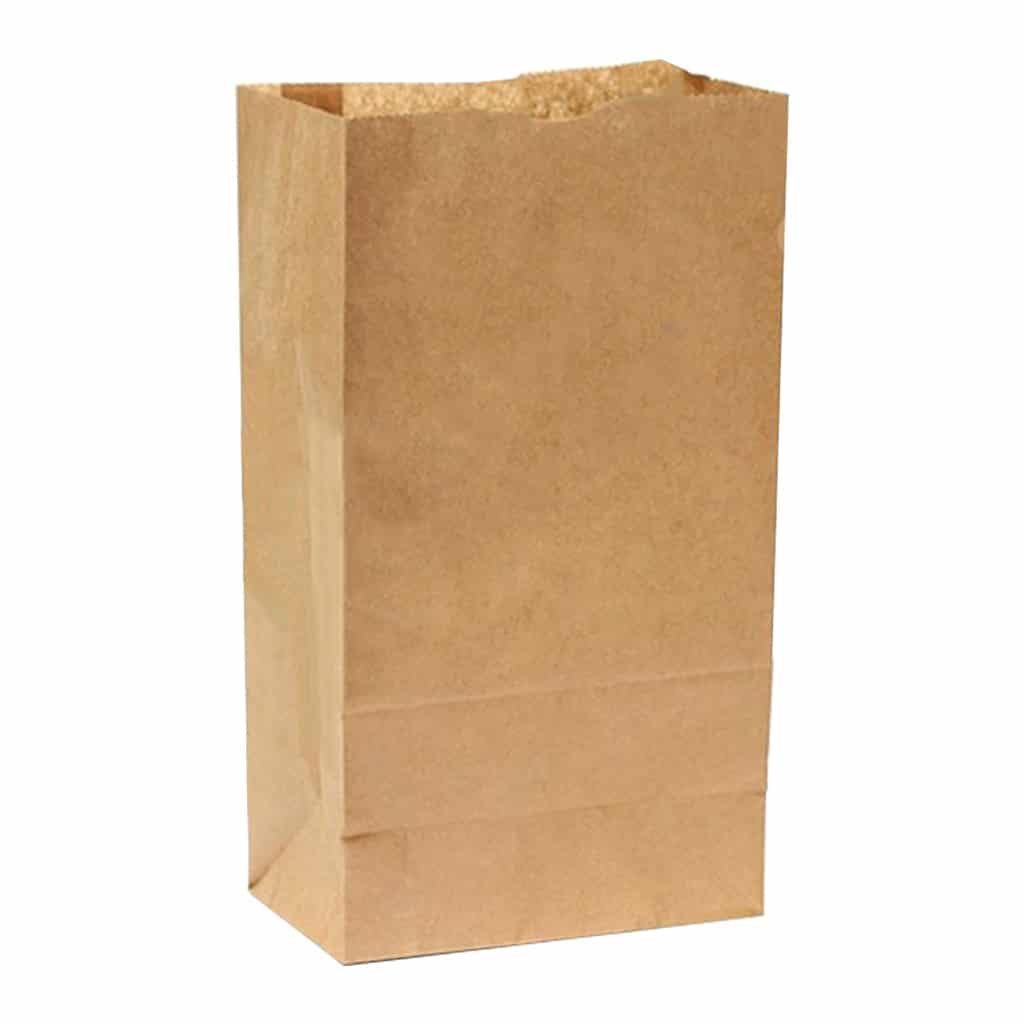 Kare dipli kese kağıdı 15x29x8 cm ebatında 250 adetli pakette