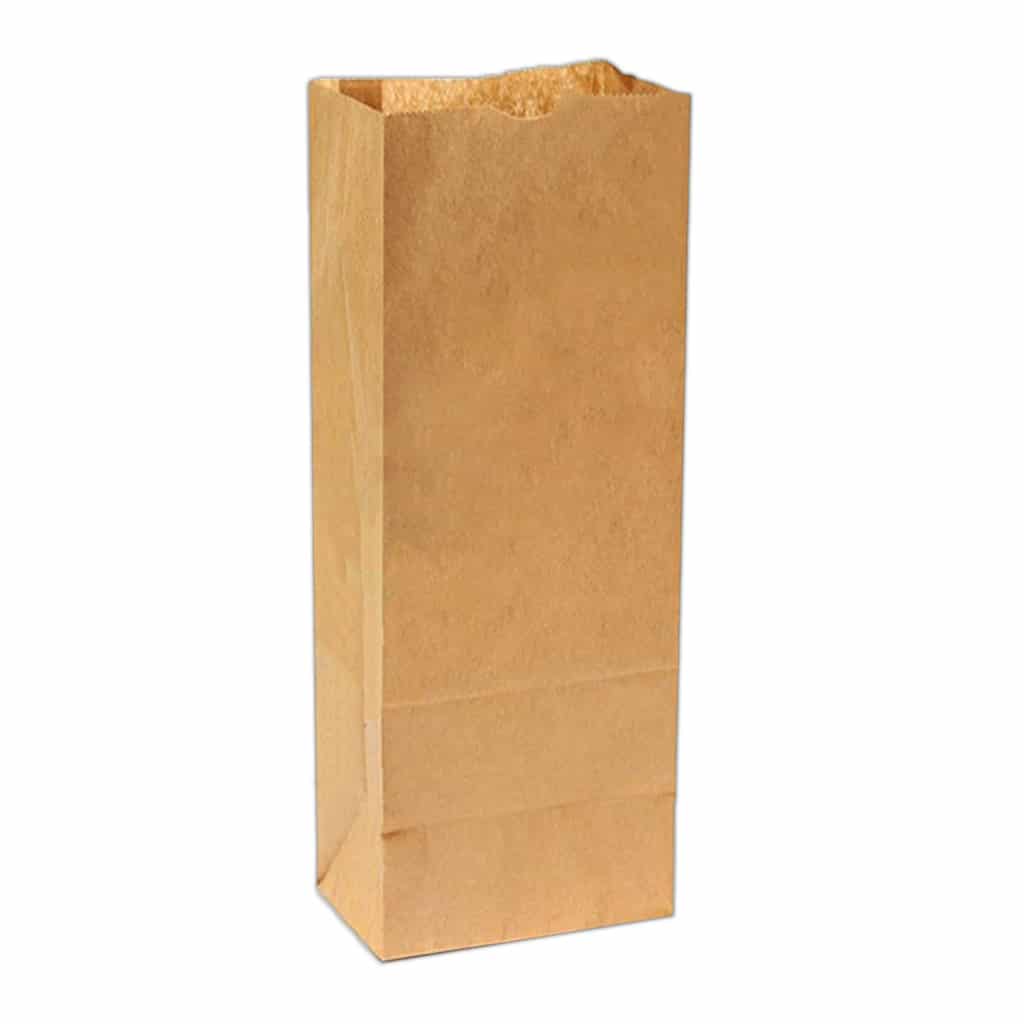 Kare dipli kese kağıdı çift katlı 8x22x5 cm ebatında 250 adetli pakette