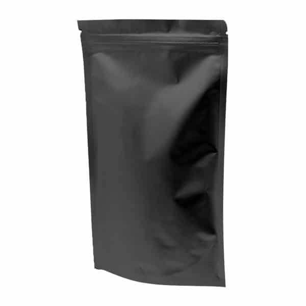 Kilitli kese torbası alüminyum siyah 11×18,5×3,5 cm ebatında 250 adetli, 2000 adetli pakette.