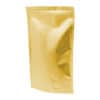 Kilitli kese torbası alüminyum gold 8,5x14,5x2,5 cm ebatında 250 adetli, 2000 adetli pakette.
