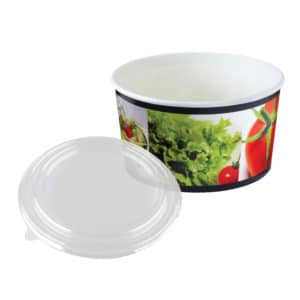Karton salata kasesi 750 gr, ürün standart baskılı, kapak dahil ve 50 adetli pakette, baskıda görsel farklılık gösterebilir.