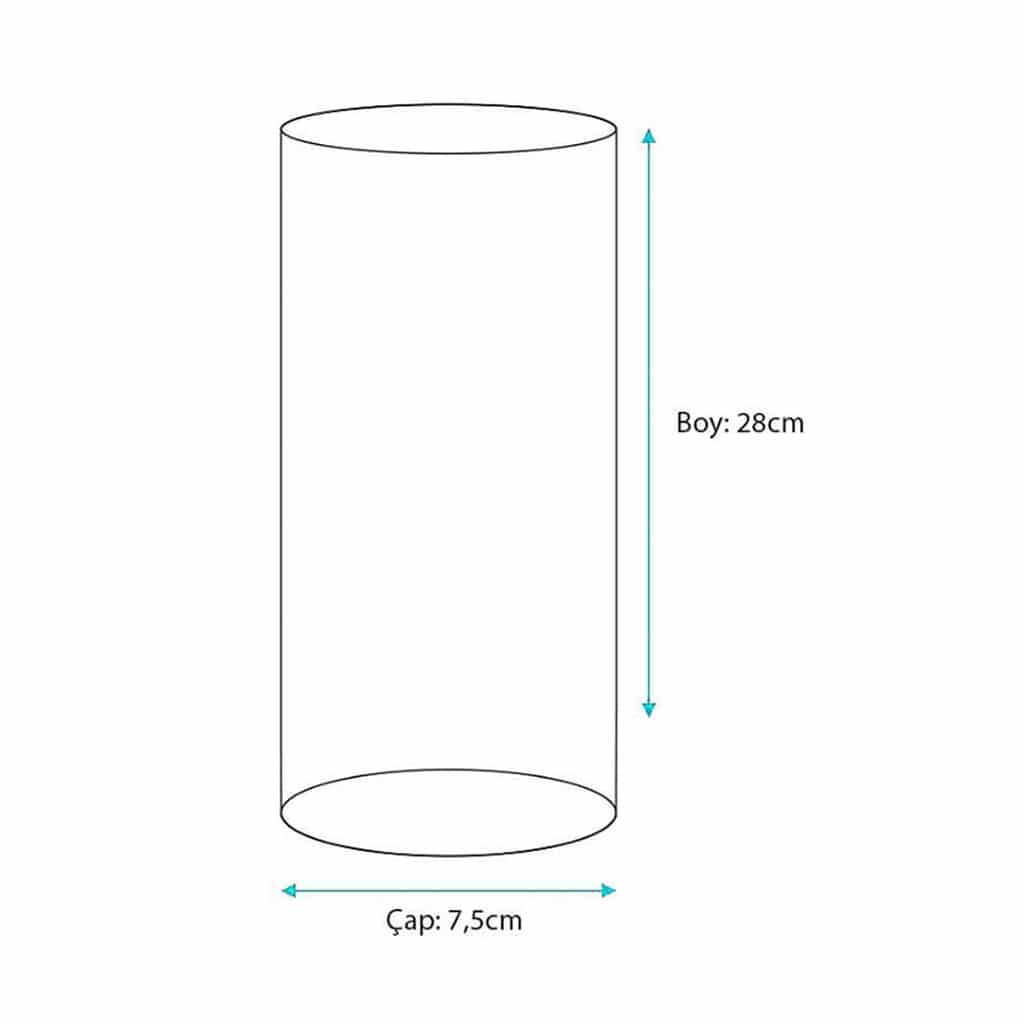 Altın çizgili ekstra mini daireli şeffaf poşet, 100 adetli pakette