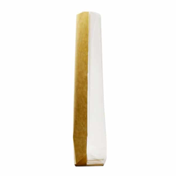 _0006_Naturel kraft renk pencereli şeffaf pastane poşeti küçük boy, 100 adetli pakette