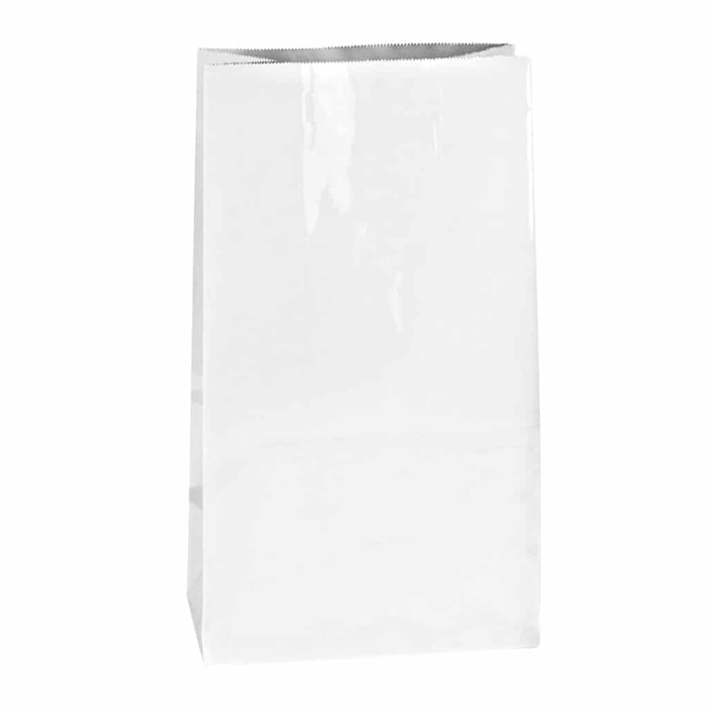 Beyaz renkte 1000 gr’lık alüminyum kahve poşeti, 700 adetli pakette