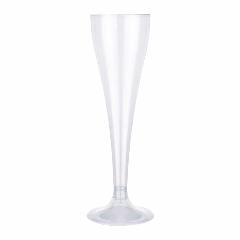 Lüks plastik şampanya kadehi, 6 adetli pakette