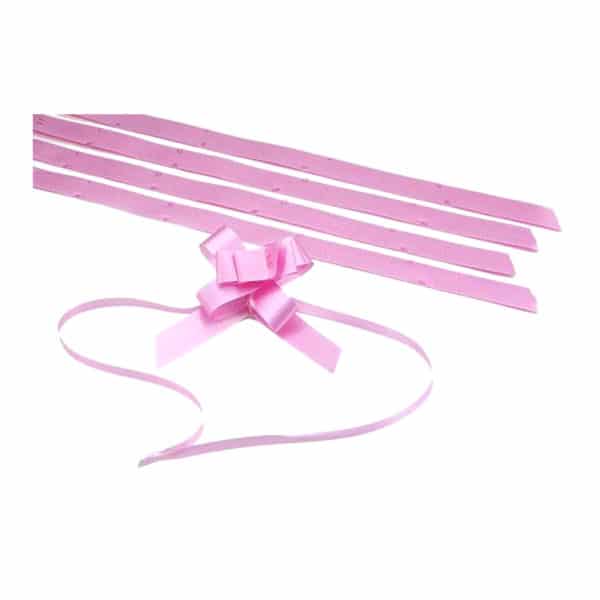 Pembe renk şerit kurdele küçük boy, 50 adetli pakette