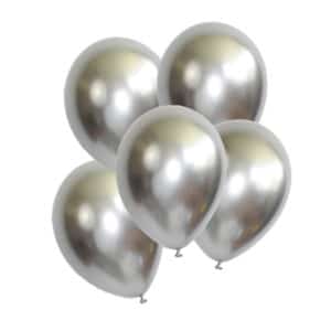 Metalik balon 12 inc, 10 adetli pakette 