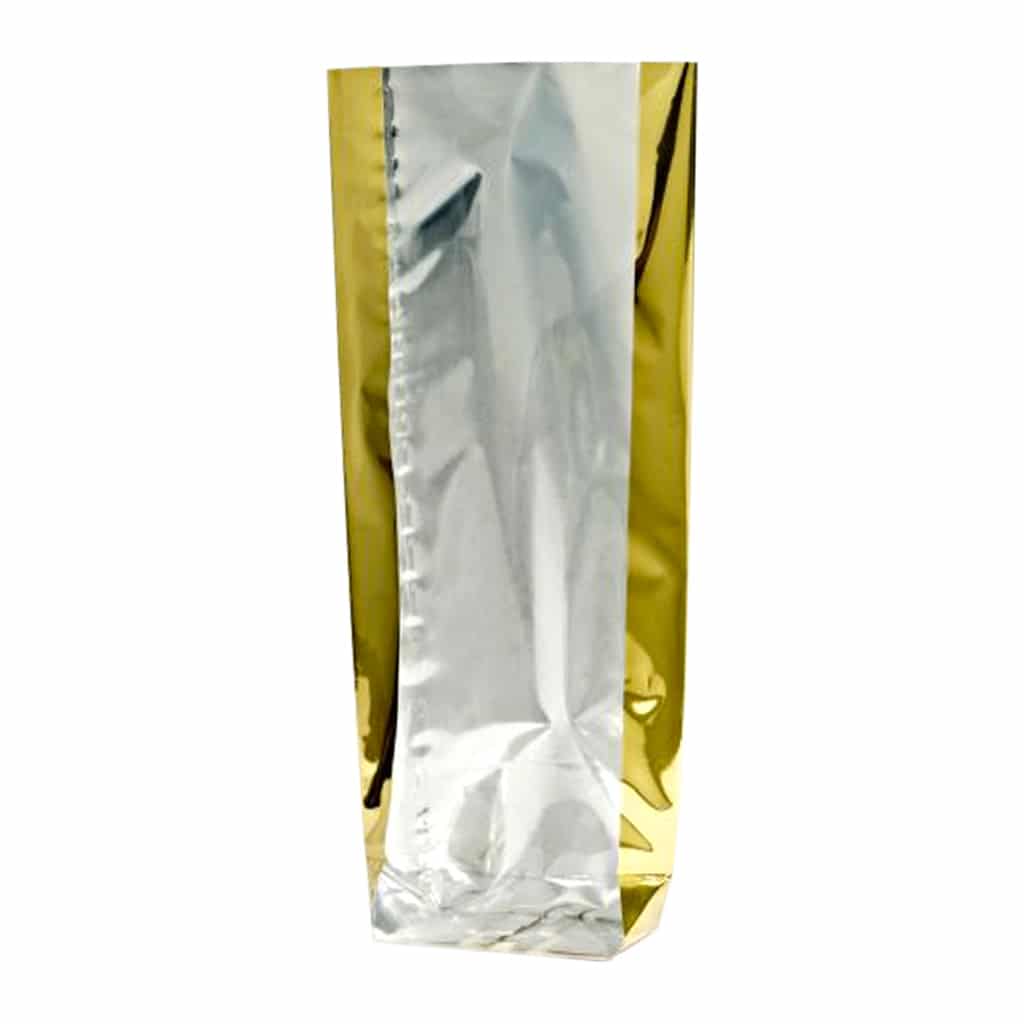 Gold külçe şeffaf poşet, 100 adetli pakette