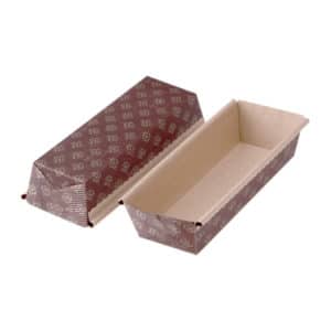 Baton kek kalıbı 16,5x6,5x4,5 cm ebatta, 10 adetli pakette, ürün gıdayla temasa uygun kartondan üretilmiştir.