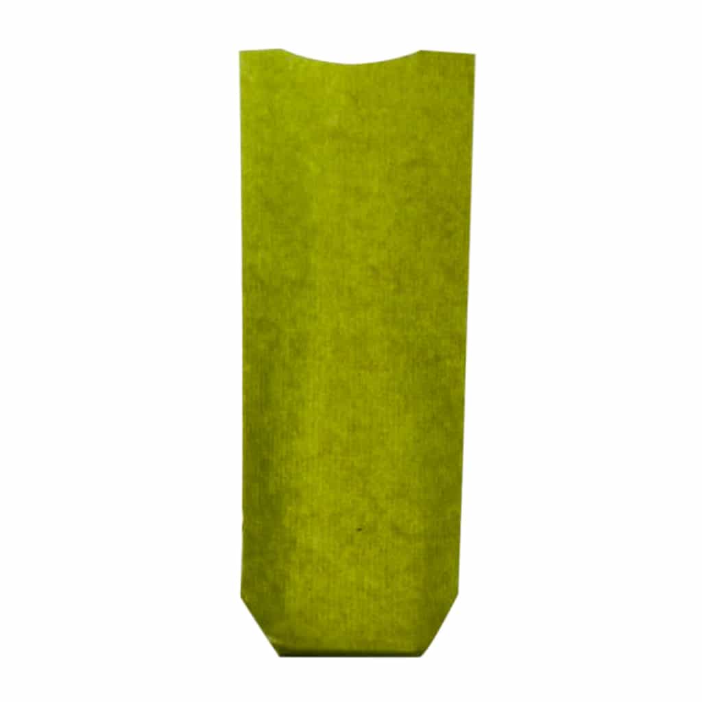 Naturel yeşil renk pencereli şeffaf pastane poşeti büyük boy, 100 adetli pakette