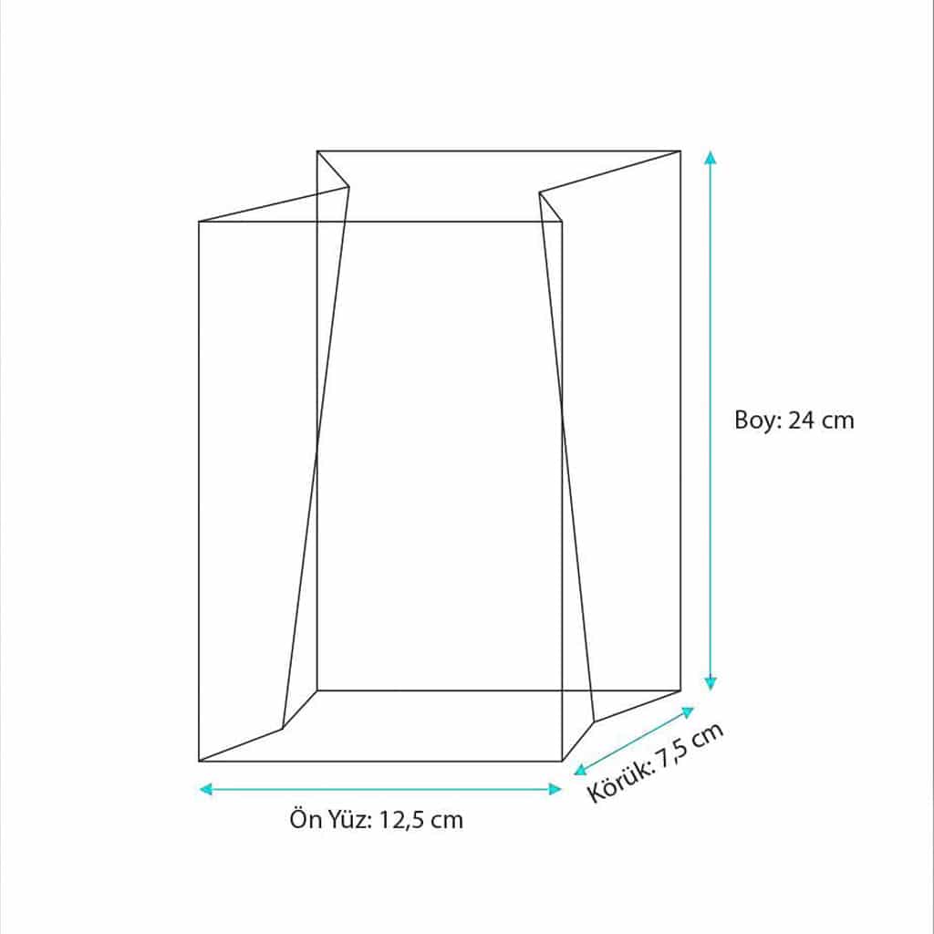 Sızdırmaz özellikte pastane poşeti, 1000 adetli pakette