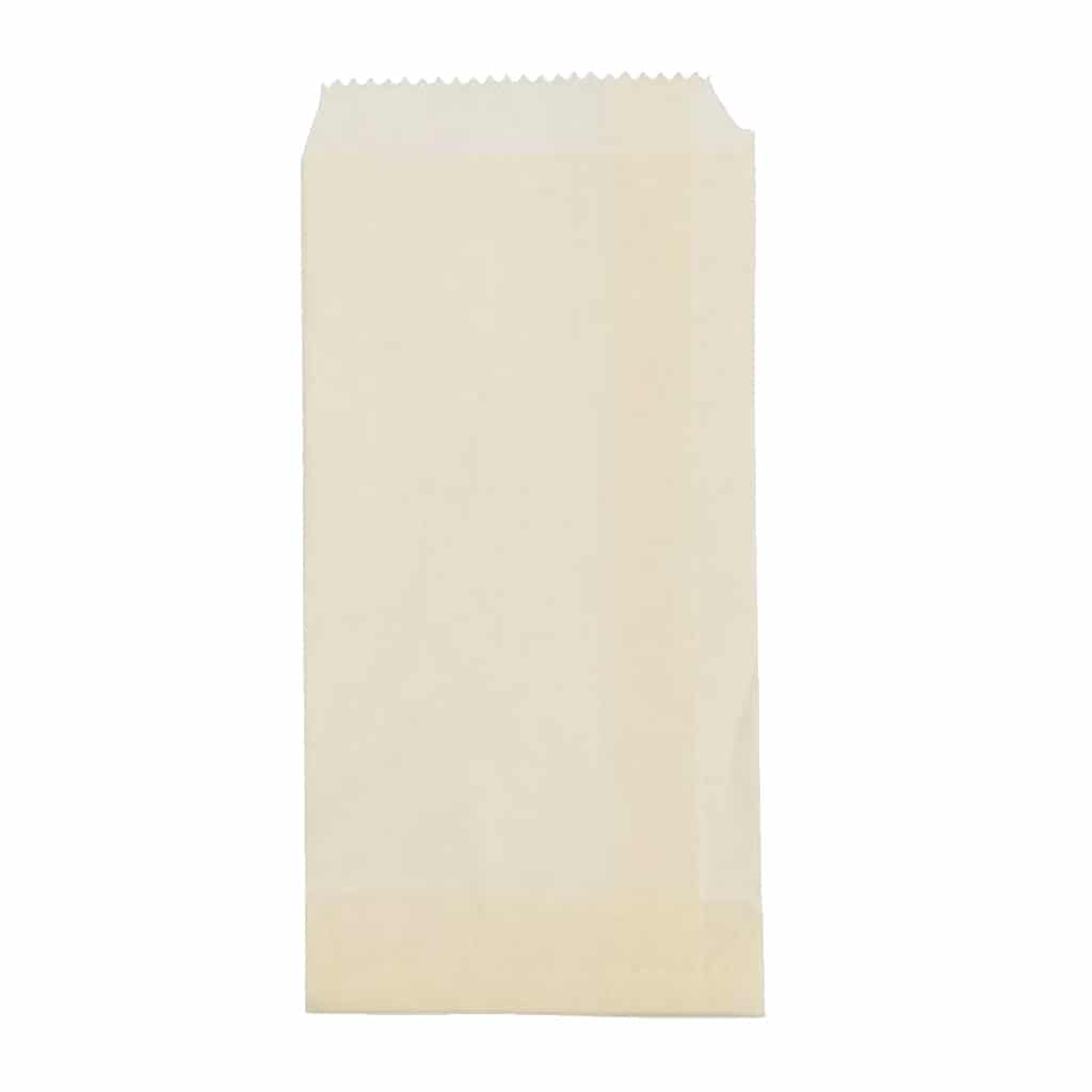 Baskısız beyaz renk sosisli poşeti, 2000 adetli pakette