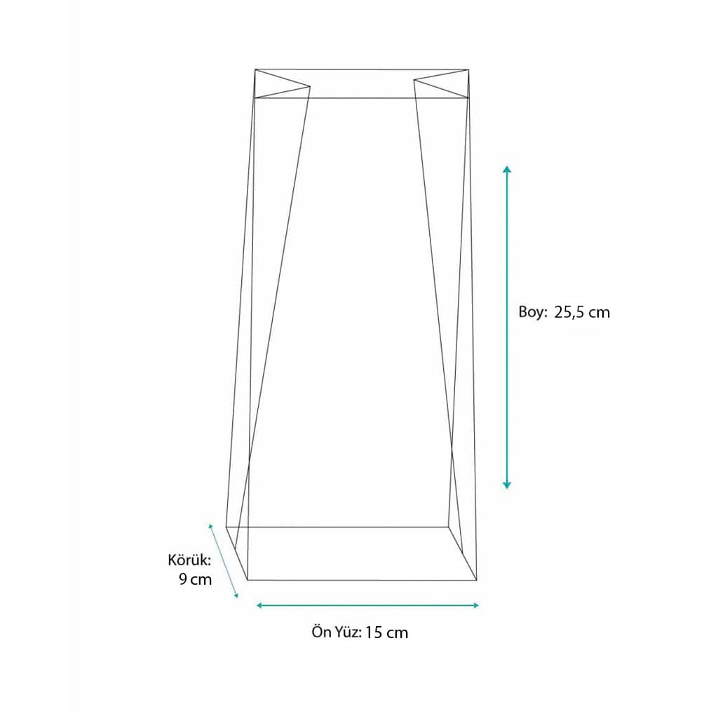 Mısır poşeti büyük boy, 500 adetli pakette