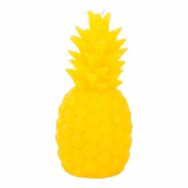 Sarı Renk Ananas Mum 8 x 17cm 1 Adet