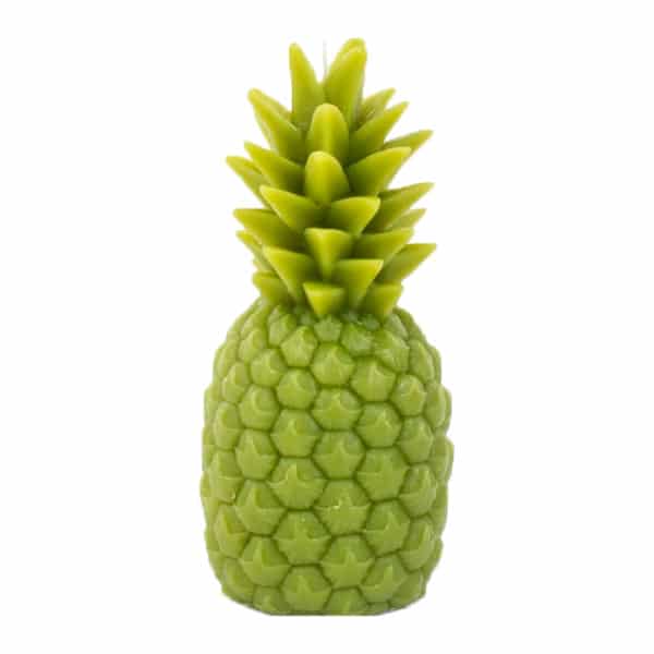 Yeşil Renk Ananas Mum 8 x 17cm 1 Adet