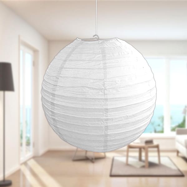 Beyaz Renk Fener Süs 30cm 1 Adet
