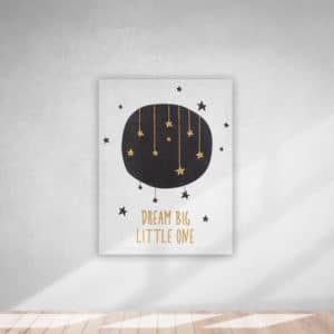 Kanvas Tablo Dream Big Little One 30x40cm 1 Adet