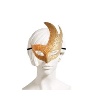 Altın Renk Yarım Yüz Balo Maskesi 1 Adet
