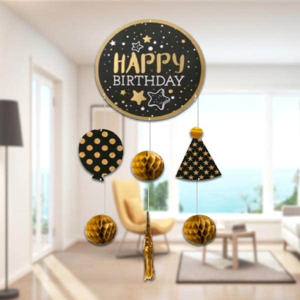 Happy Birthday Temalı Süsleme Seti 6lı
