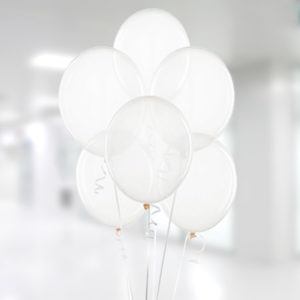 Şeffaf Lateks Balon 30cm (12 inch) 10lu