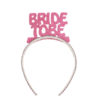 Bride To Be Pembe Simli Eva Parti Taç 1 Adet
