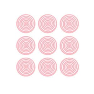 Lolipop Şekilli Pembe Renk Etiket