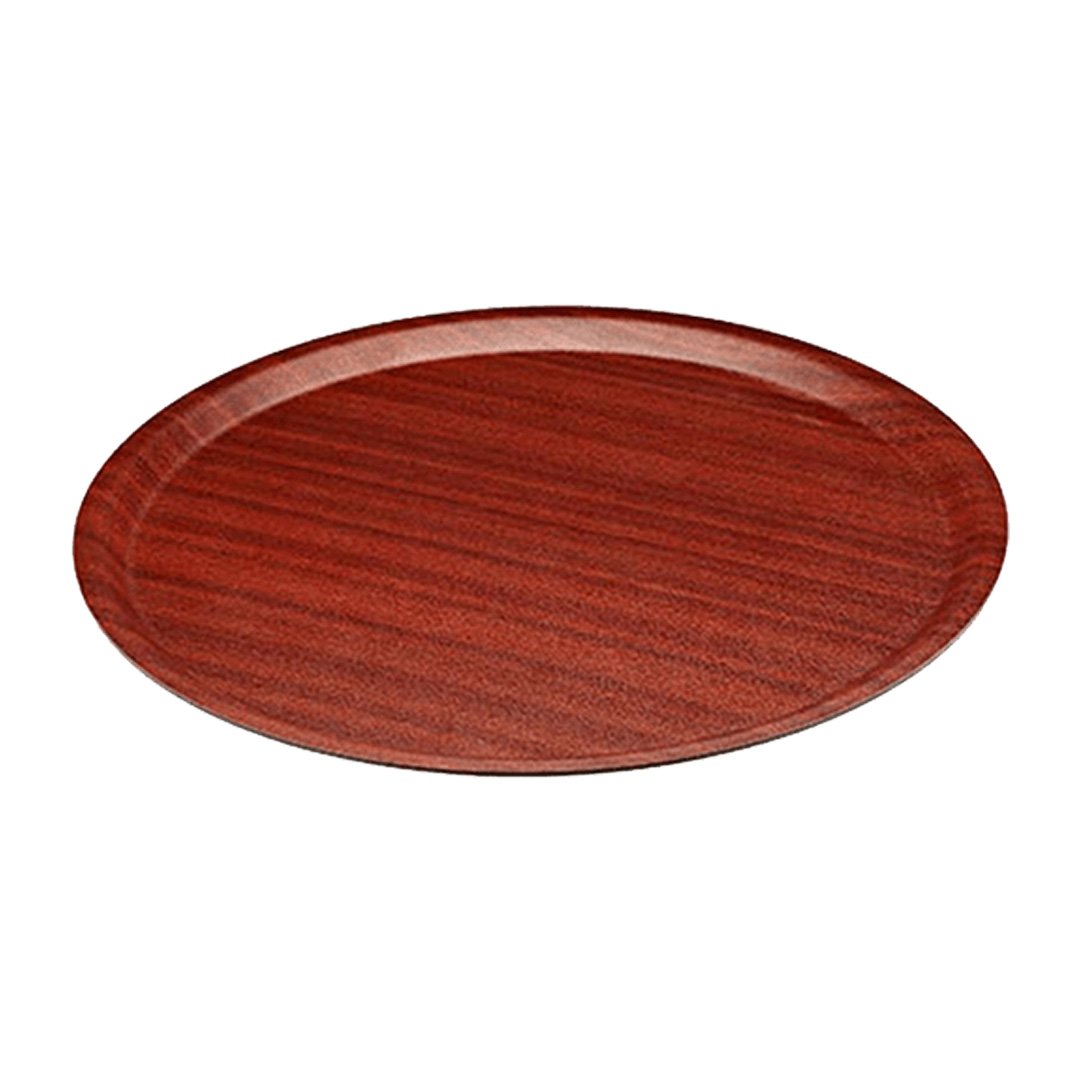 Fastfood Tepsisi Ahşap Desenli