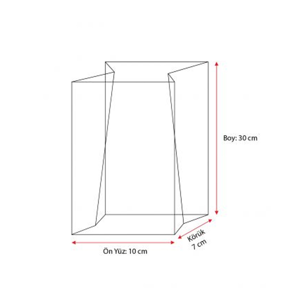 _0000_Kalın Gümüş Büyük Şeffaf Poşet (500 Adetlik Kutu)