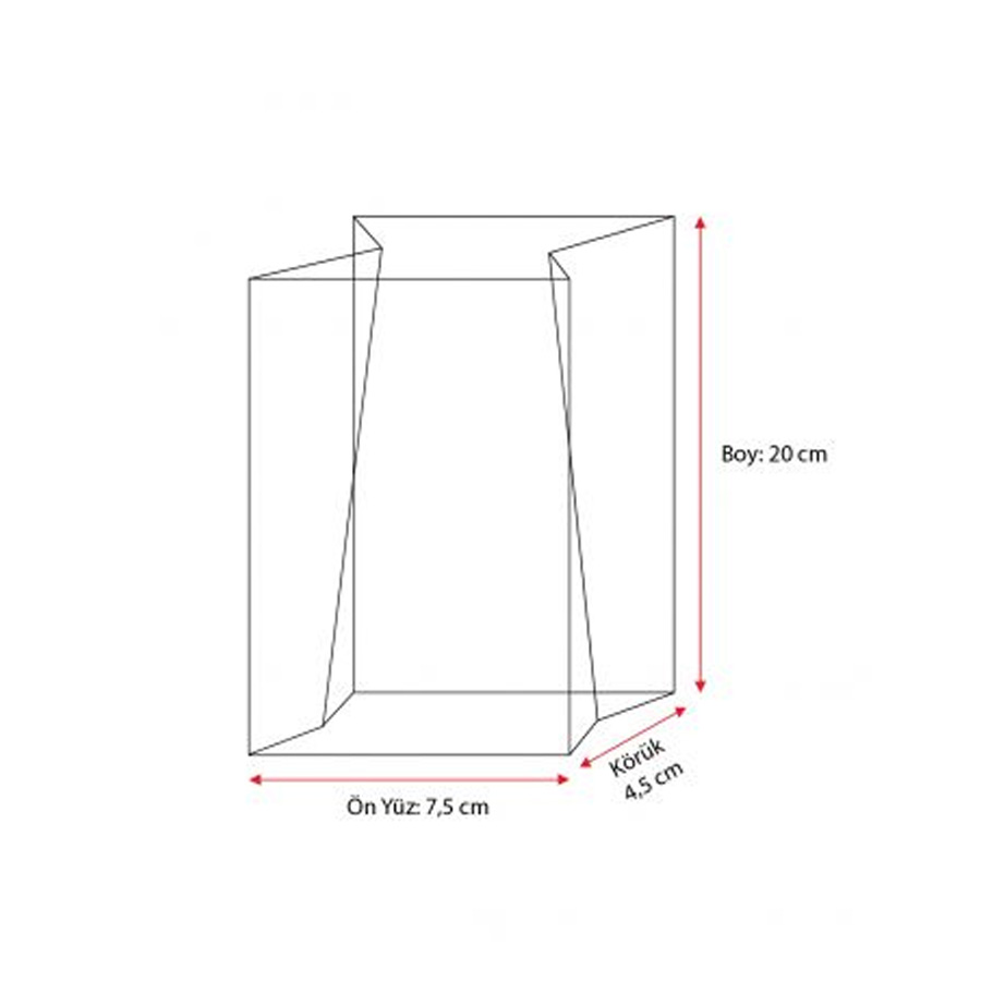 _0000_İnce Altın Küçük Şeffaf Poşet (500 Adetlik Kutu)