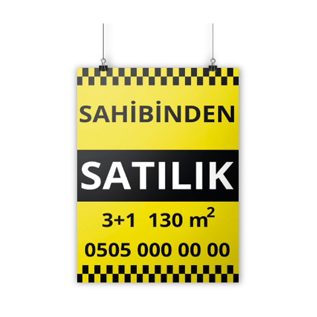 Satılık Kiralık Afiş