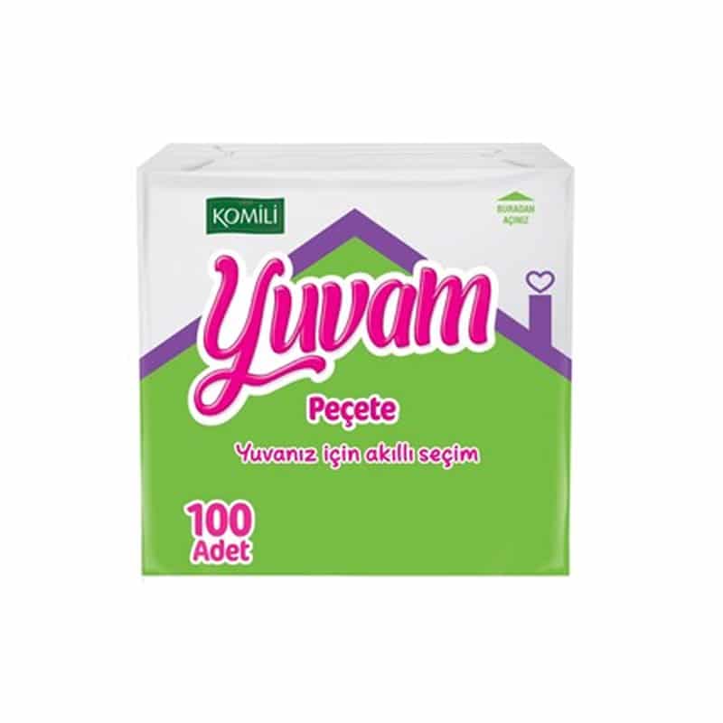 Peçete 23×24,5 cm 100 yapraklı pakette